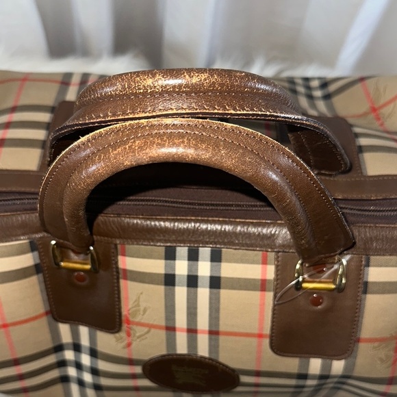 Burberry Men's Tan and Brown Checkered Bag - Picture 2 of 7